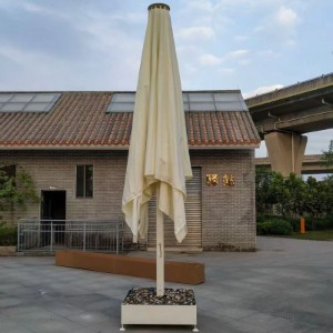 Large Aluminum Starlight Parasol Umbrellas 4