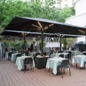 Large Aluminum Starlight Parasol Umbrellas 5